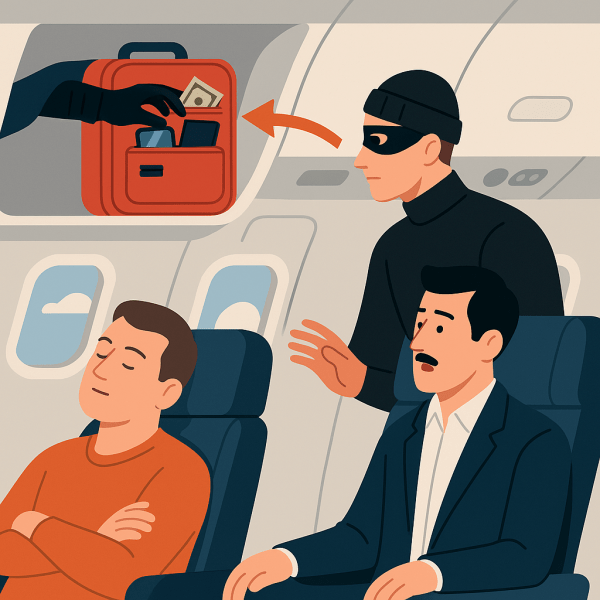 В самолётах участились случаи краж из ручной клади 2